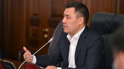 Главой правительства Киргизии стал Садыр Жапаров