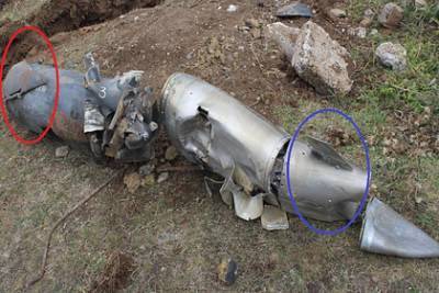 В Карабахе обнаружили обломки израильской тяжелой ракеты