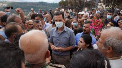 Башар Асад - Президент Сирии встретился с жителями Тартуса - riafan.ru - Сирия - Тартус