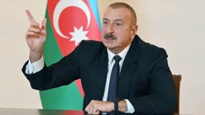 Алиев заявил о взятии под контроль еще восьми сел в Нагорном Карабахе