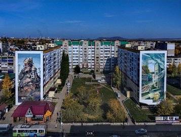 Владимир Куликов - Мэру Стерлитамака понравилось, как «уличные» художники разрисовали фасады домов - ufacitynews.ru - Стерлитамак