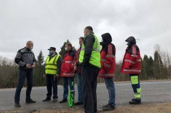 18 км дороги Лесково-Дикая-Горка в Вологодском районе привели в порядок
