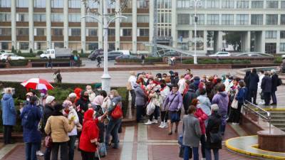 В Минске помимо "Марша матерей" прошла акция сторонников Лукашенко