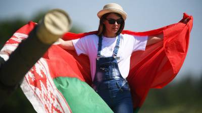 В Минске проходит шествие сторонников Лукашенко