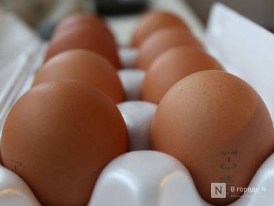 Почти на 8% сократилось производство яиц в Нижегородской области