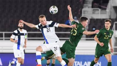 Сборная Финляндии по футболу победила Ирландию в Лиге наций