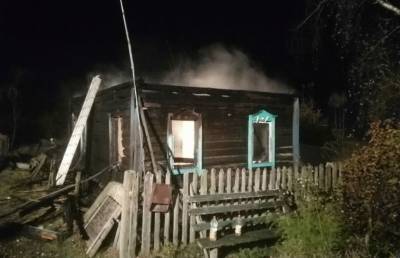 Пожар в Кличевском районе: погибла пенсионерка (ВИДЕО)