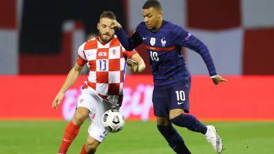 Гол Влашича не спас Хорватию от проигрыша Франции в Лиге наций УЕФА