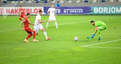 Сборные Северной Македонии и Грузии сыграли вничью в Лиге наций УЕФА