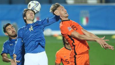 Футболисты Италии и Нидерландов поделили очки в Лиге наций