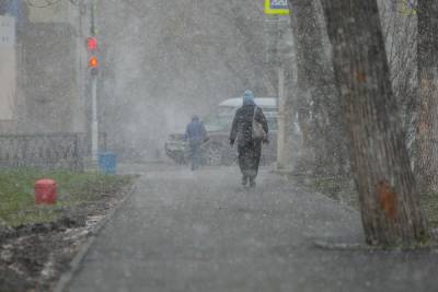 На выходных в Свердловской области пройдет мокрый снег