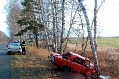 В Красноярском крае три человека погибли при столкновении ВАЗа с деревом