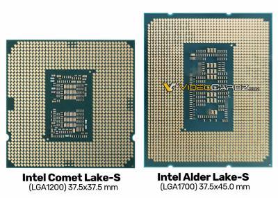 Фото дня: инженерный образец 10-нм CPU Intel Alder Lake-S с разъемом LGA 1700