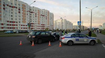 Два человека пострадали в столкновении легковушек в Гродно