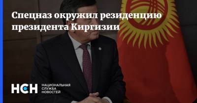 Спецназ окружил резиденцию президента Киргизии