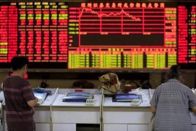 Акции Китая закрылись в минусе из-за слабых экономических данных