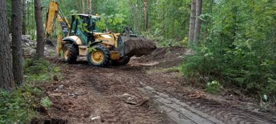 Власти Петрозаводска растрогают контракт с подрядчиком, благоустраивавшим Соломенский парк