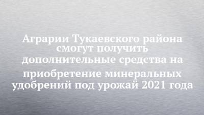 Марат Зяббаров - Аграрии Тукаевского района смогут получить дополнительные средства на приобретение минеральных удобрений под урожай 2021 года - chelny-izvest.ru