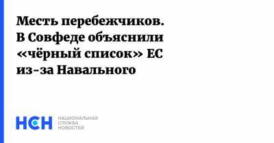 Месть перебежчиков. В Совфеде объяснили «чёрный список» ЕС из-за Навального