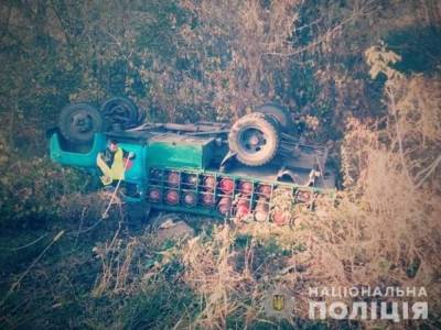 ДТП в Сумской области: столкнулись два грузовика и две легковушки