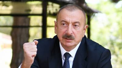 Президент Азербайджана: мы заняли 40 населённых пунктов в Карабахе