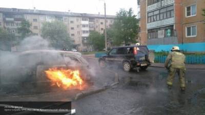 Житель Саратовской области заживо сгорел в машине