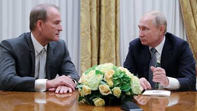 Украинские телеканалы проверят из-за трансляции встречи Путина с Медведчуком