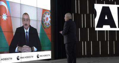 Алиев: Азербайджан не согласится на независимость Карабаха