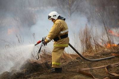 Два природных пожара вспыхнули в окрестностях поселков Хабаровского края