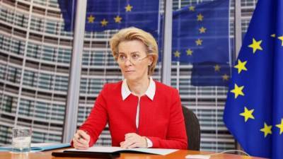 Президент Еврокомиссии Урсула фон дер Ляен пошла на самоизоляцию