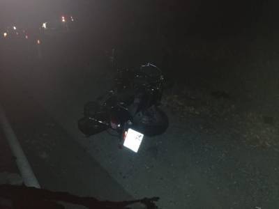 В Челябинской области мотоциклист врезался в машину и погиб на месте