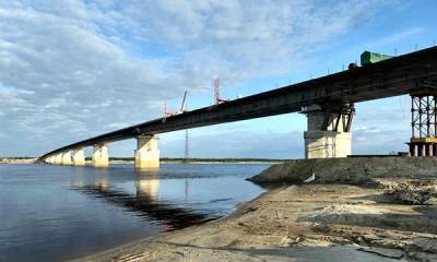 Ямальские спортсмены в честь открытия Пуровского моста совершили забег на 1000 метров