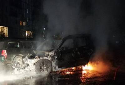 В Тверской области ночью сгорел автомобиль