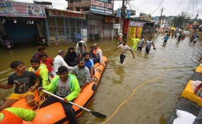 По меньшей мере 75 человек стали жертвами сильных дождей в Индии