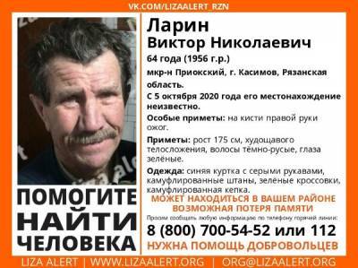 В Касимове более 10 дней ищут пропавшего мужчину