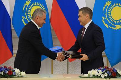 Россия и Казахстан подписали обновлённый договор о военном сотрудничестве