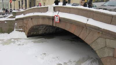 На набережной Зимней канавки ограничат движение из-за капремонта моста