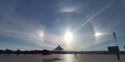 Небо сломалось. Над Китаем появилось «три солнца» — редкое природное явление: видео - nv.ua - Китай - Украина