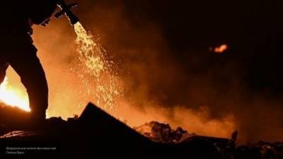 Огонь разгорелся в цеху Дербентского коньячного завода