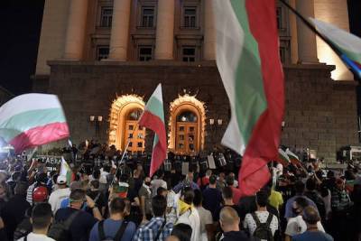 В Софии началась массовая антиправительственная акция