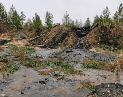 Жителей Удорского района продолжает тревожить разлив битума - bnkomi.ru - район Удорский - Усогорск