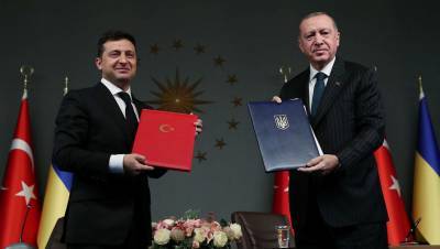 Зеленский поблагодарил Эрдогана за поддержку платформы по «деоккупации» Крыма