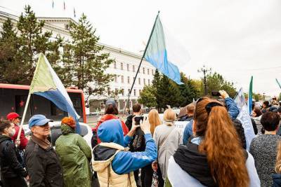 Хабаровчан не испугал ОМОН: субботнее шествие началось в Хабаровске