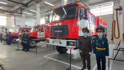 Глава МЧС открыл новое пожарное депо в Нур-Султане