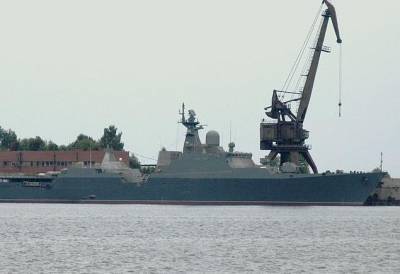 Ракетный корабль «Татарстан» принял участие в противодиверсионных учениях