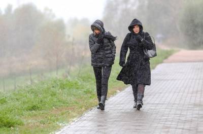 Москвичей предупредили о снеге и сильном ветре в воскресенье