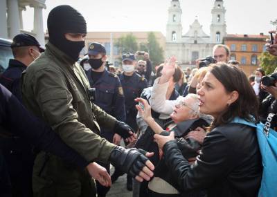 В Минске прошел женский протестный марш