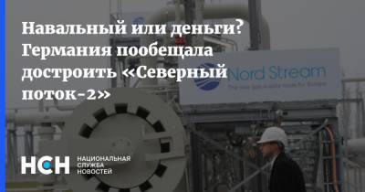 Навальный или деньги? Германия пообещала достроить «Северный поток-2»