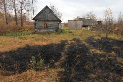 В Сасовском районе заживо сгорел пенсионер