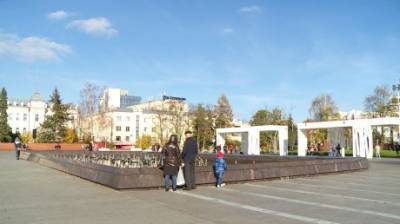 Новый фонтан в центре Пензы законсервировали до весны
